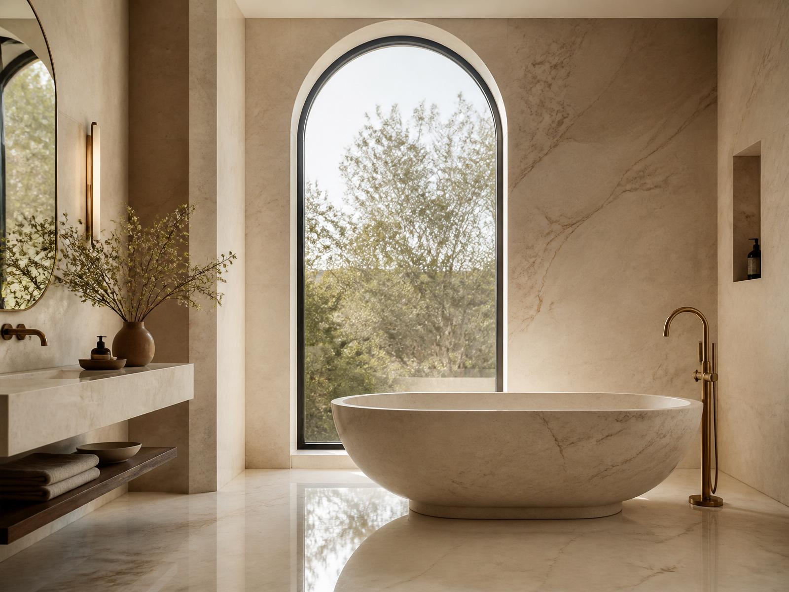 Stone bathroom